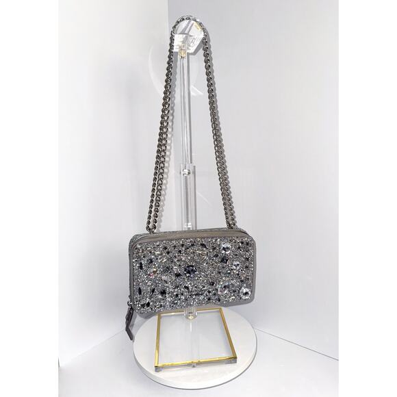 Kate Spade Silver Glitter Crystal-Embellished crossbody or shoulder bag - Picture 8 of 17